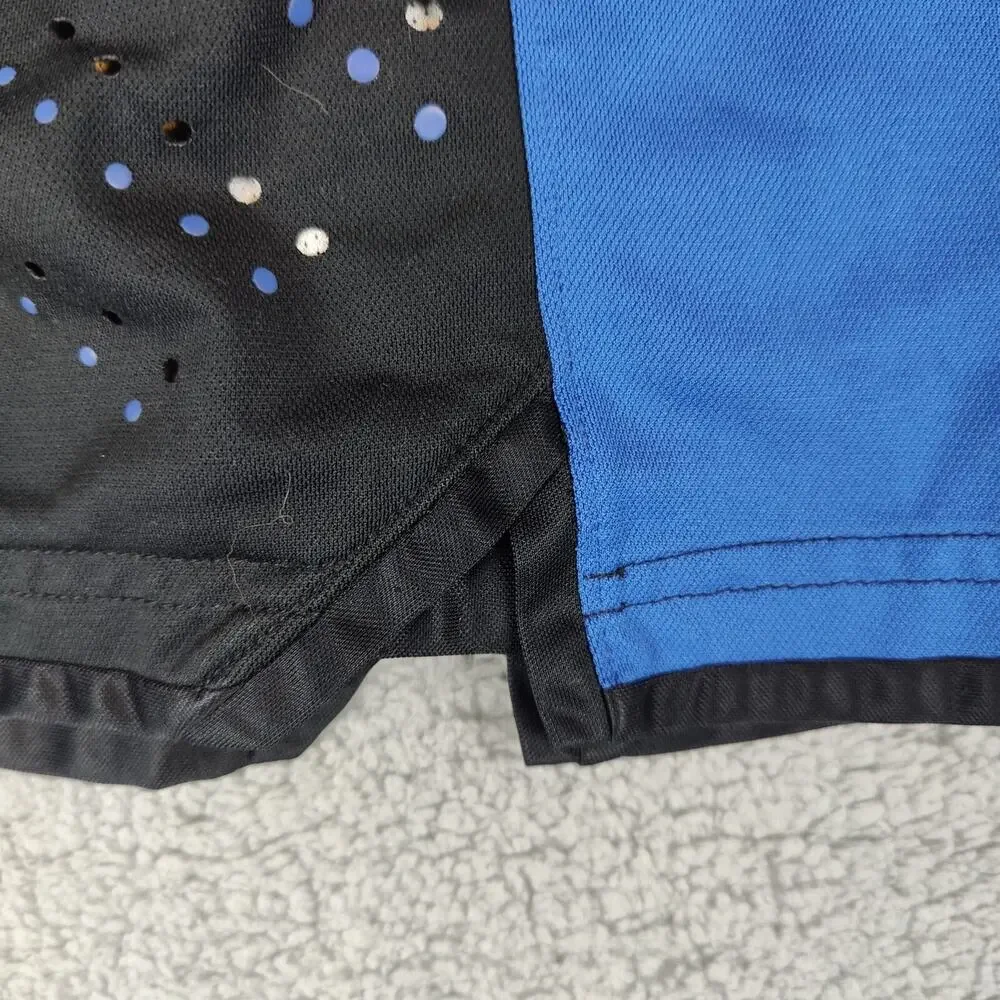 Nike Dri Fit Shorts Mens Medium Blue Black color block Basketball Athletic summ